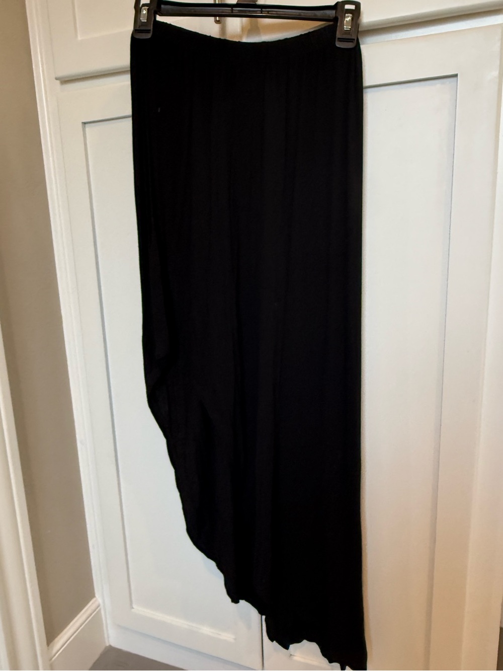 Black High-Low Skirt